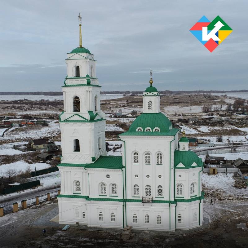 Храм Преображения Господня в селе Батурино Шадринского района Курганской облаасти