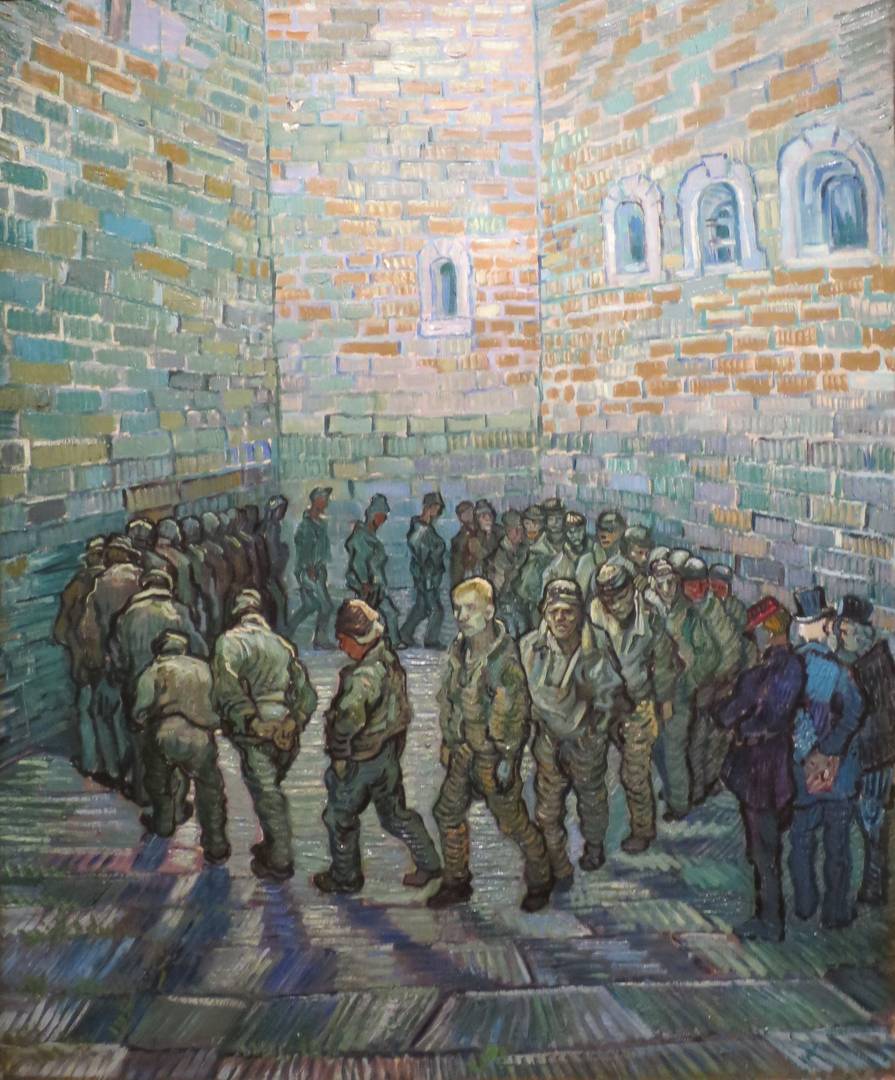 Винсент Ван Гог. Прогулка заключённых. 1890