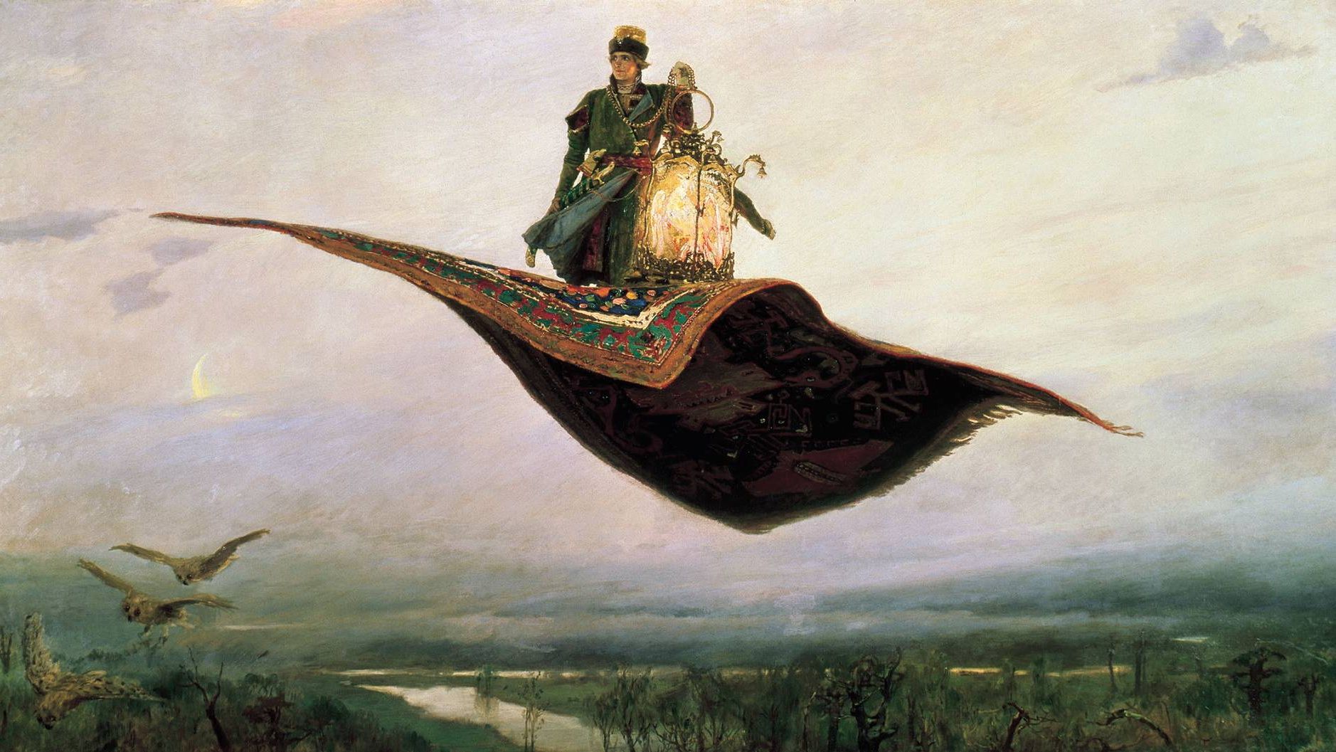 Васнецов Виктор. Ковёр-самолёт. 1880 год