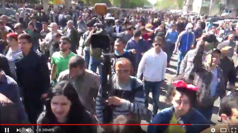 Митинги в Армении. 17.04.2018