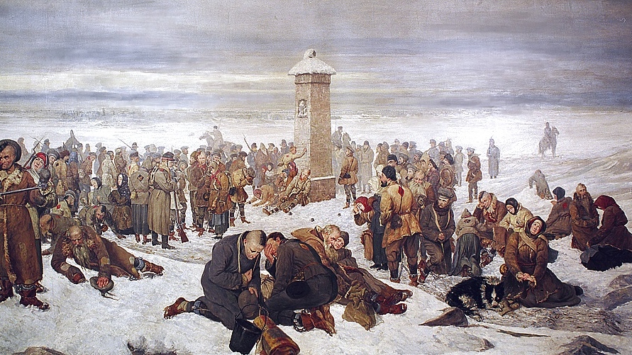 Александр Сохачевский. Прощание с Европой (фрагмент). 1894