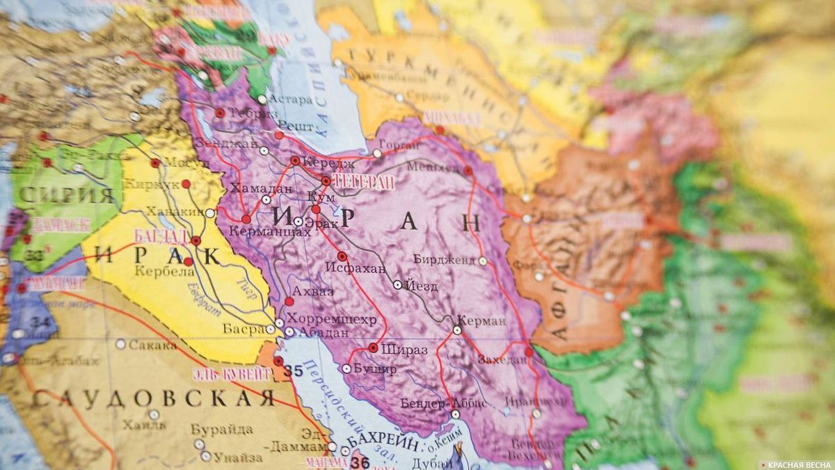 Иран на карте мира