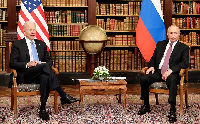 Переговоры Путина и Байдена в Женеве
