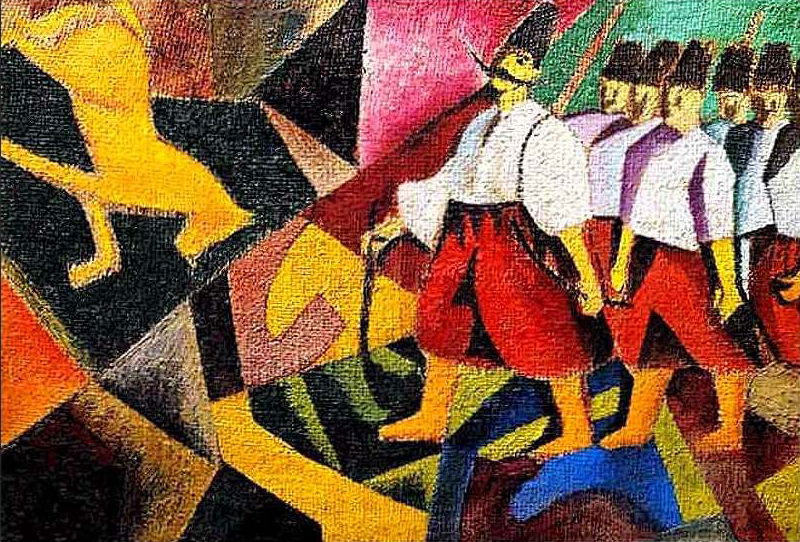 Давид Бурлюк. Украинцы. 1912