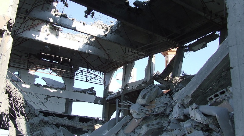 Разрушения в Газе после ударов Израиля