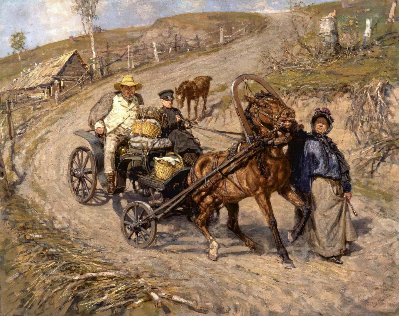 Константин Савицкий. Крутой спуск. 1902