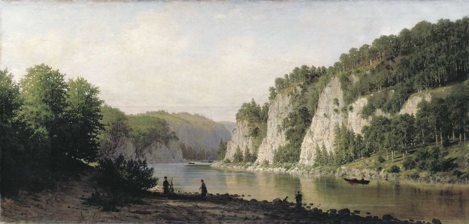 Василий Верещагин. Камень Писанный на реке Чусовой. 1877