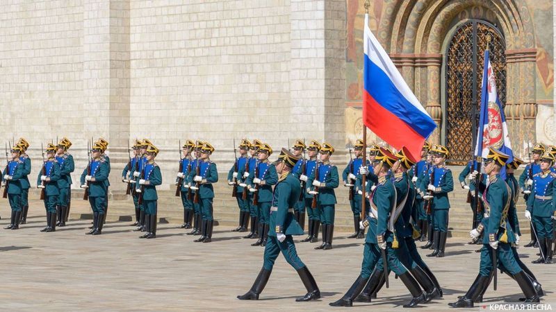 Президентский полк. Кремль, Москва