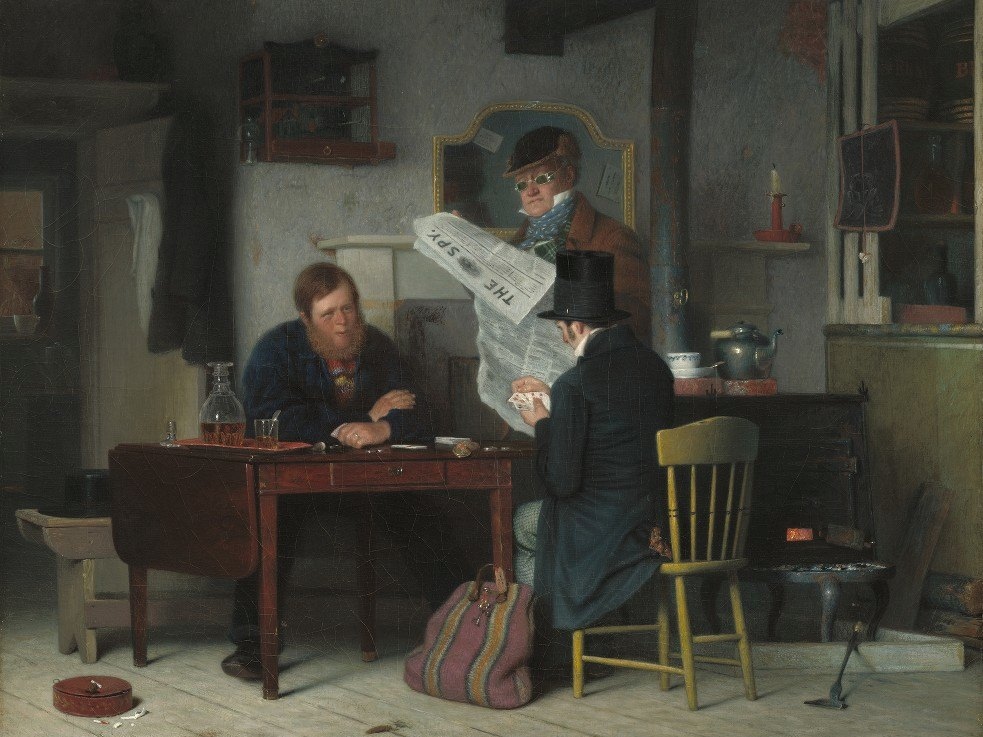 Ричард Кейтон Вудвиль. В ожидании дилижанса. 1851