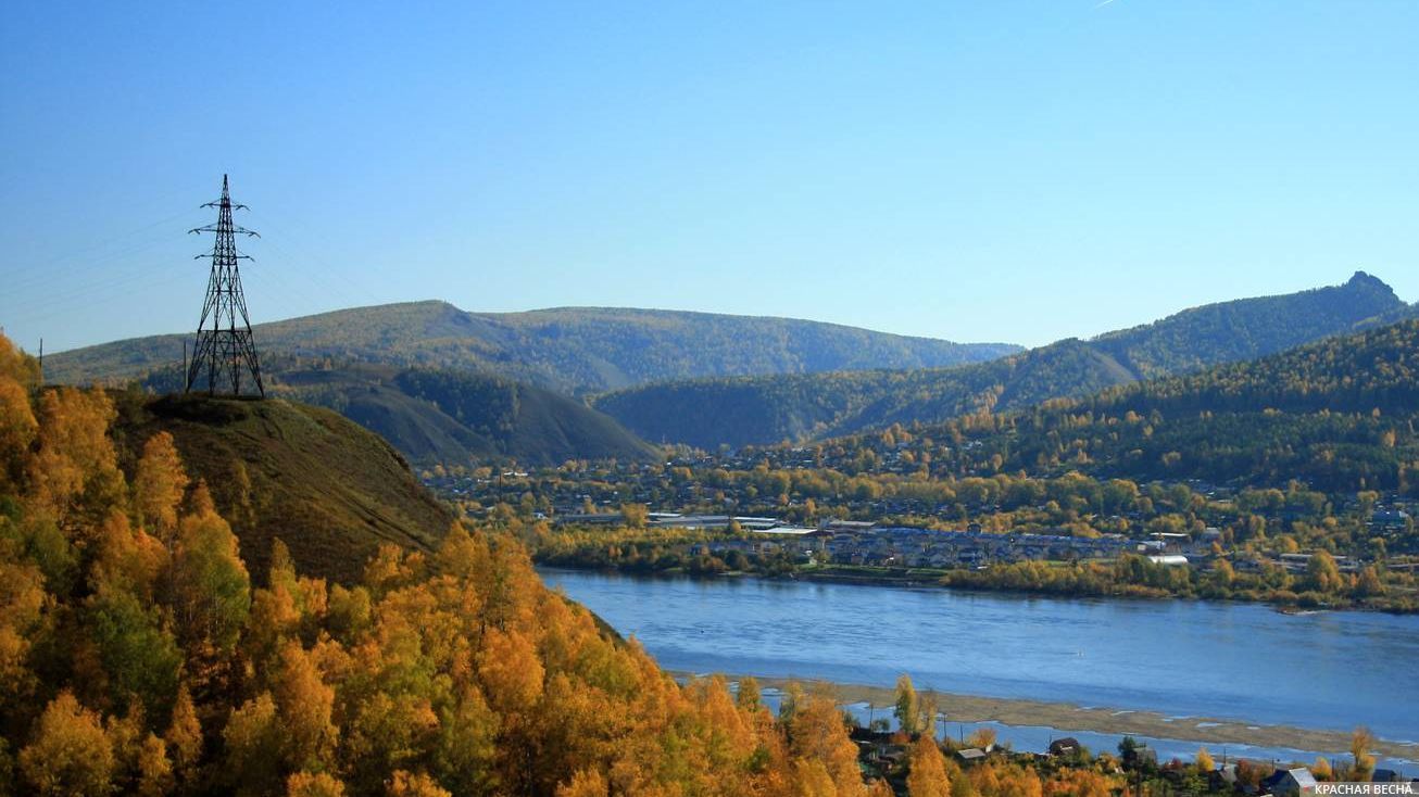 Вид на р. Енисей. Красноярск