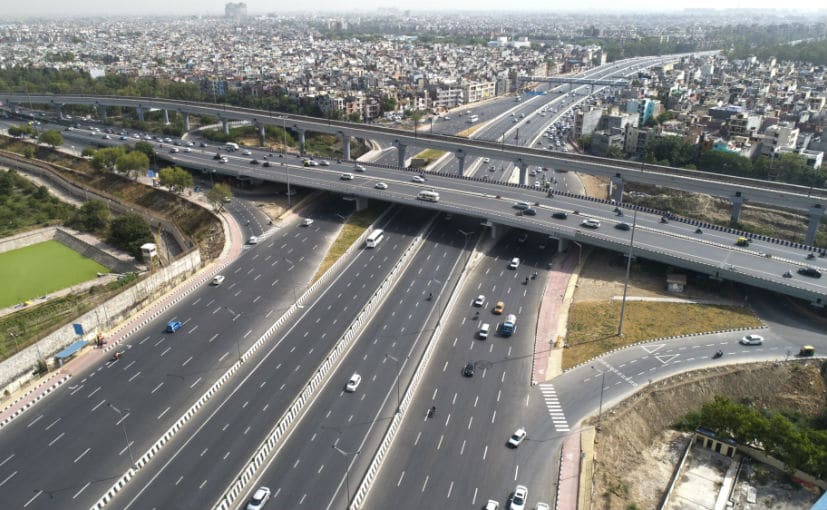 Первая в Индии 14-полосная скоростная автомагистраль