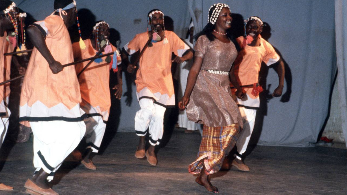 Традиционные танцы в Судане