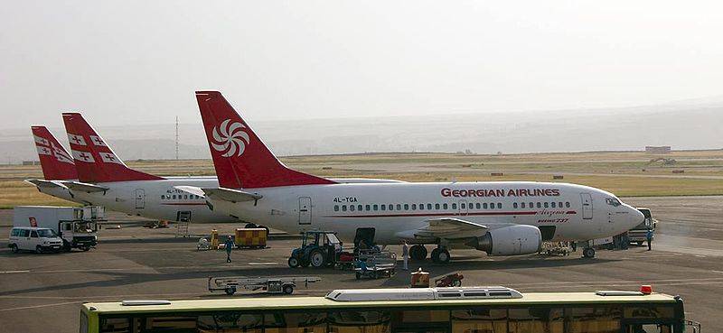 Самолёты компании Georgian Airways 