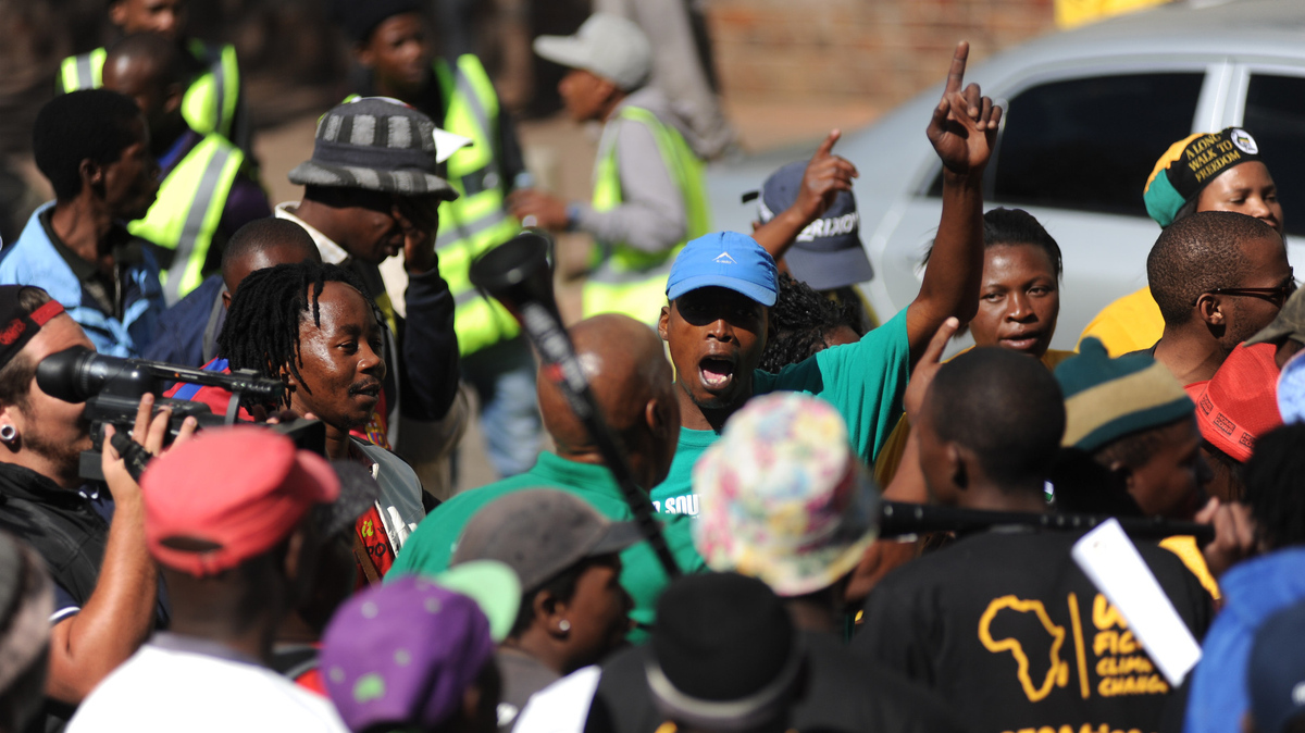 Протесты в ЮАР