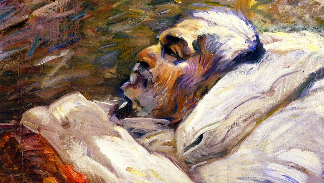 Франц Марк. Портрет отца во время болезни. 1907