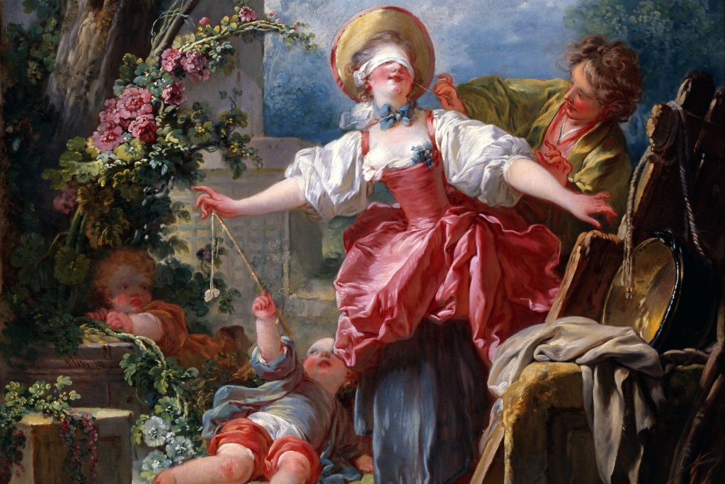 Жан-Оноре Фрагонар. Игра в жмурки. 1751