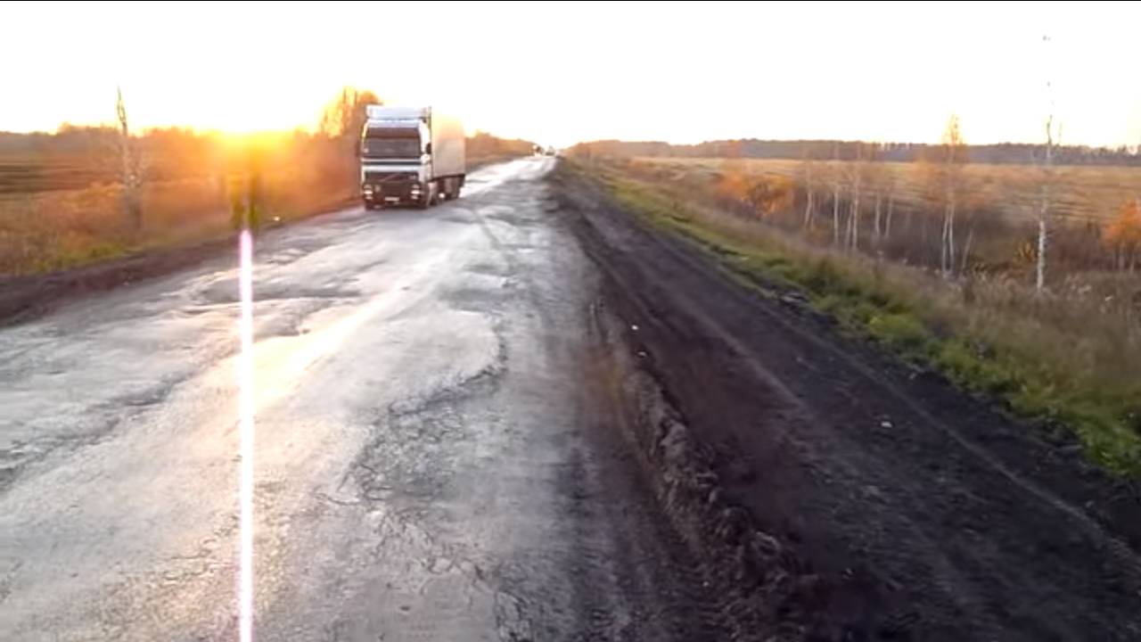 Дороги в Омской области.
