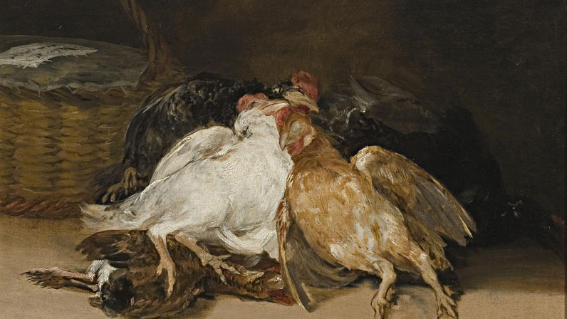 Франциско Гойя. Мёртвые птицы. 1810-1812