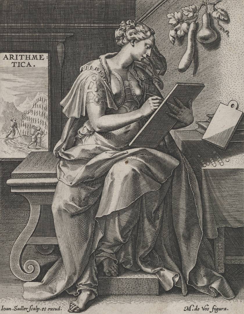 Иоганн Саделер I. Арифметика. Ок. 1570–1600 г.