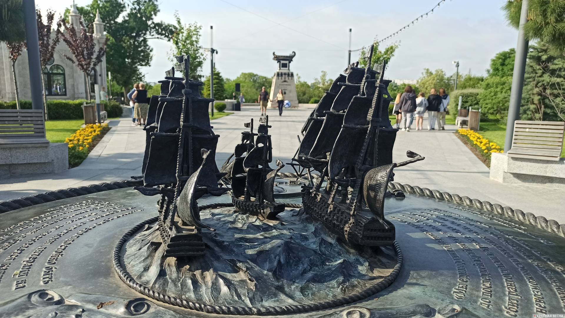 Памятник бригу «Меркурий». Севастополь