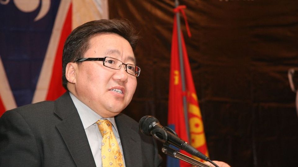 Бывший президент Монголии Элбэгдорж Цахиагийн