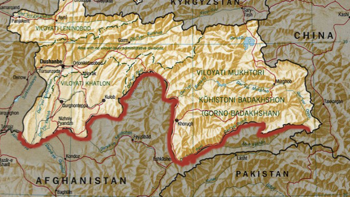 Граница с афганистаном бывшего ссср карта