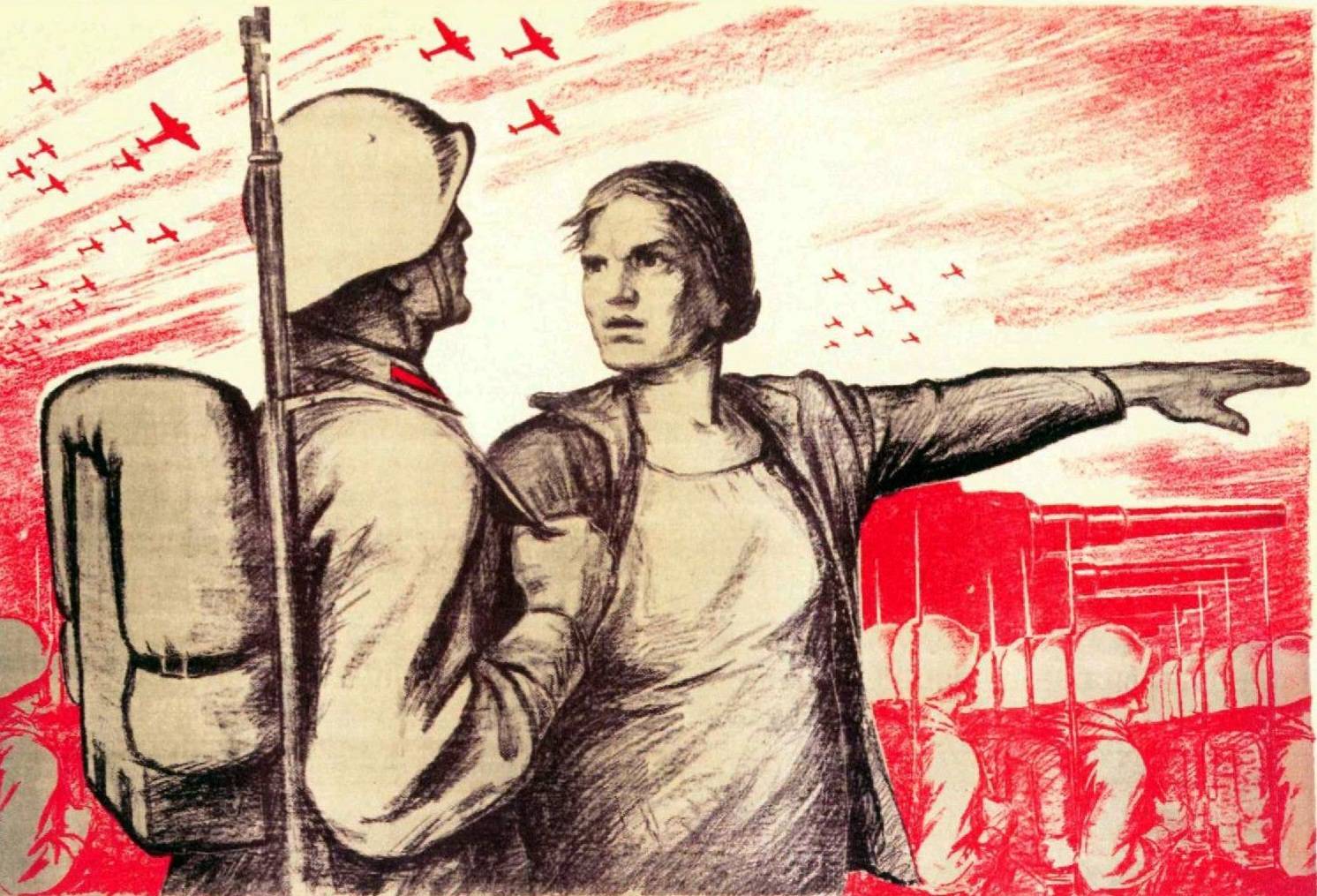 Русские военные плакаты