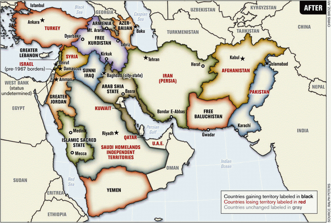 Ральф Петерс. «Перерисовывая карту Ближнего Востока». После