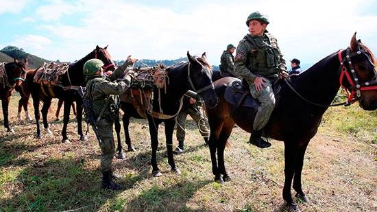 Вьючно-транспортный взвод Южного военного округа