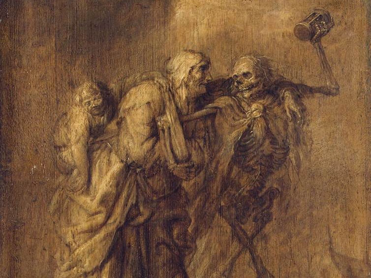 Адриан Питерс ван де Венне. Танец со Смертью (фрагмент). 1630