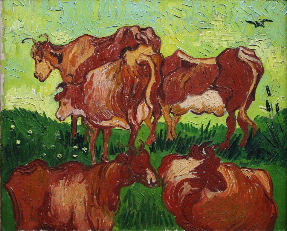 Винсент Ван Гог. Коровы. 1890