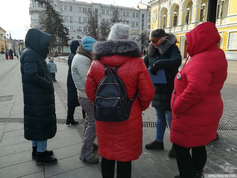 Сбор подписей в Нижнем Новгороде