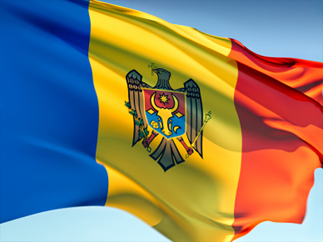 Флаг Молдавии [trend.az]