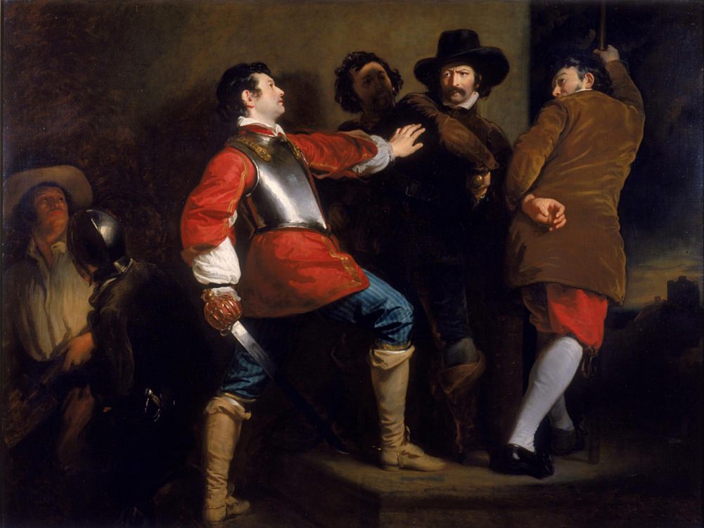 Генри Перронет Бриггс. Разоблачение «Порохового заговора» и арест Гая Фокса. Около 1823