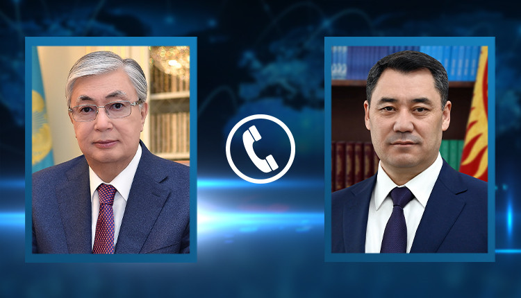 Президенты Казахстана Касым-Жомарт Токаев и Киргизии Садыр Жапаров