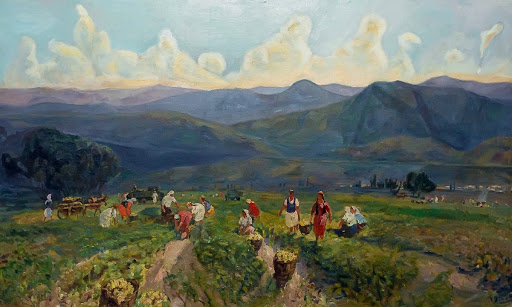 Юрий Дудов. Сбор винограда.