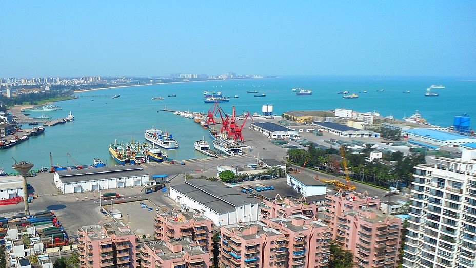 Порт Хайкоу в провинции Хайнань. Китай