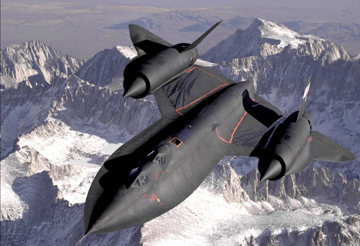 Стратегический сверхзвуковой самолет-разведчик Lockheed SR-71 Blackbird