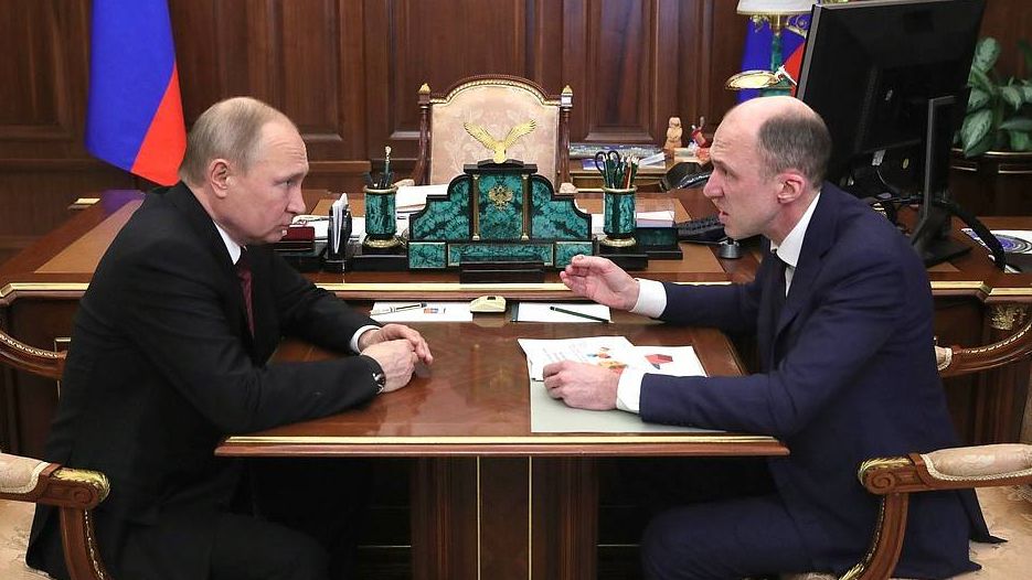 Владимир Путин и Олег Хорохордин