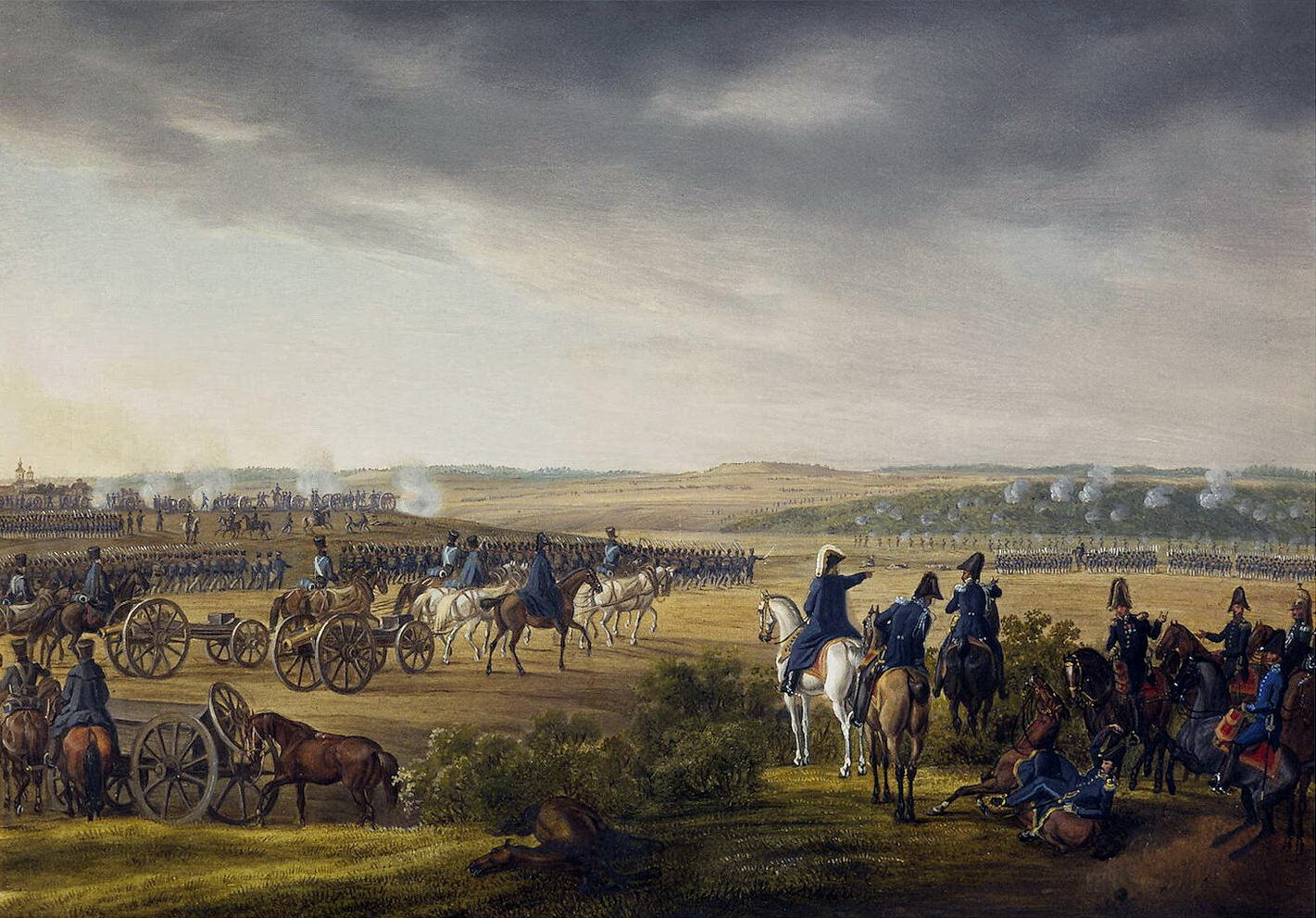 Альбрехт Адам. Битва за Москву 7 сентября 1812 года
