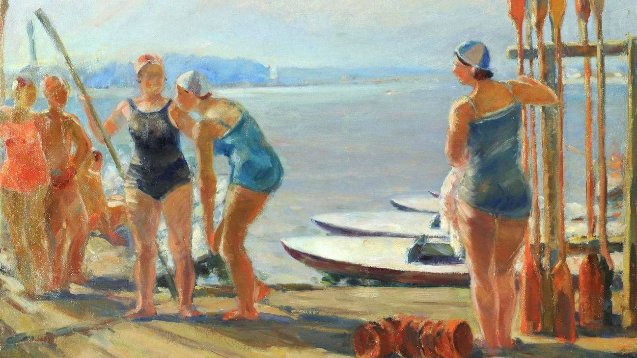 Владимир Кашкин. На водном стадионе. 1930-е гг.