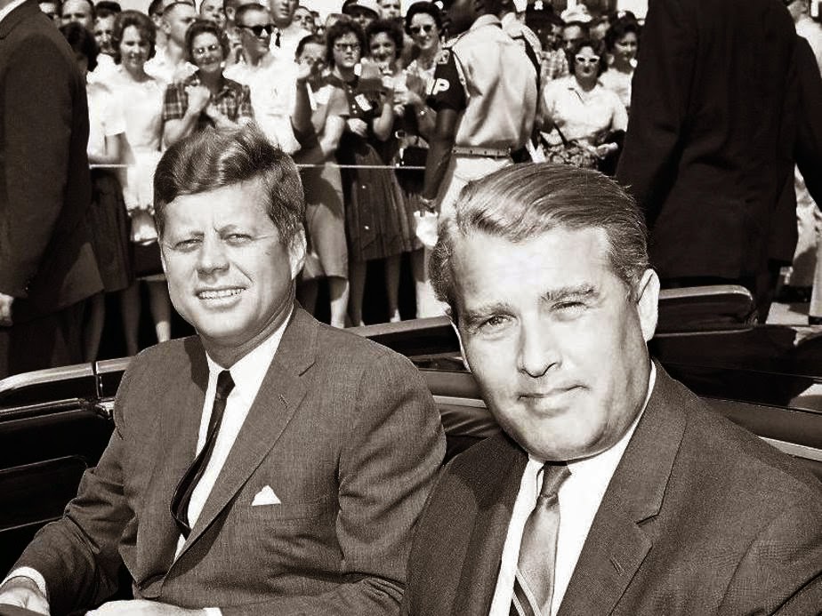 Вернер фон Браун и президент США Джон Кеннеди