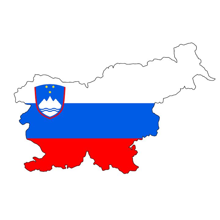 словения, карта, флаг