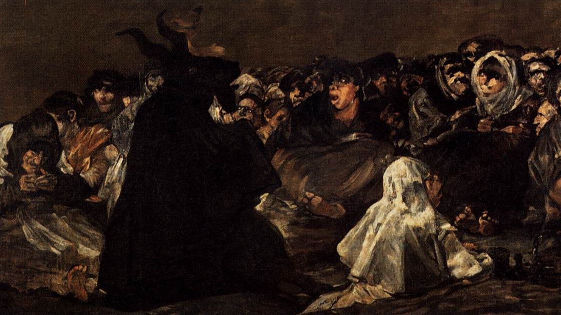 Франсиско де Гойя. Великий козел или Шабаш ведьм. 1823