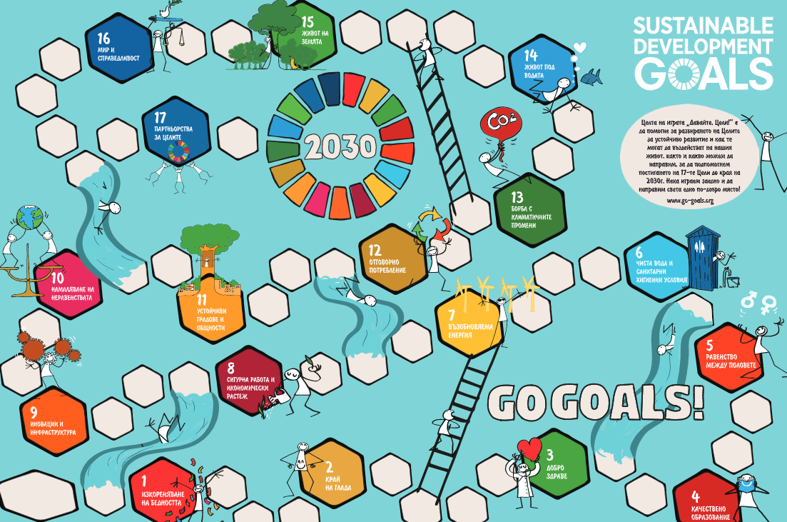 Настольная игра «Go Goals!» для знакомства детей с «Целями устойчивого развития» ООН