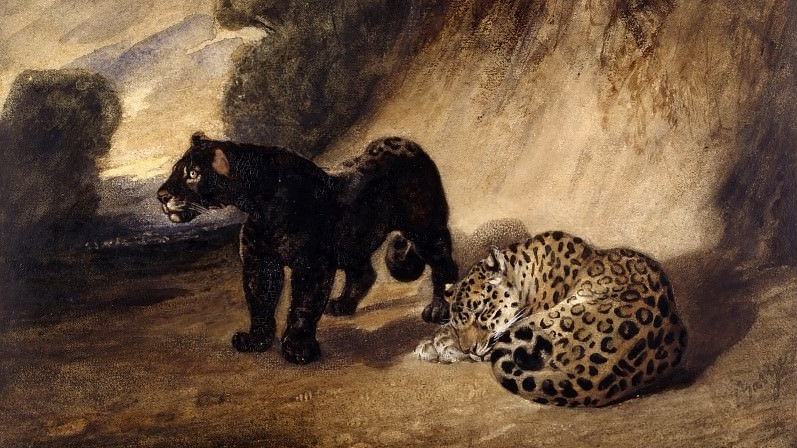 Антуан-Луи Бари. «Два ягуара из Перу»