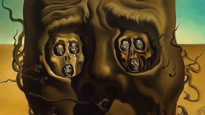 Сальвадор Дали. Лицо войны (фрагмент). 1940