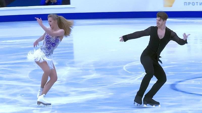 Александра Степанова и Иван Букин на Чемпионате Европы 2018 года в Москве