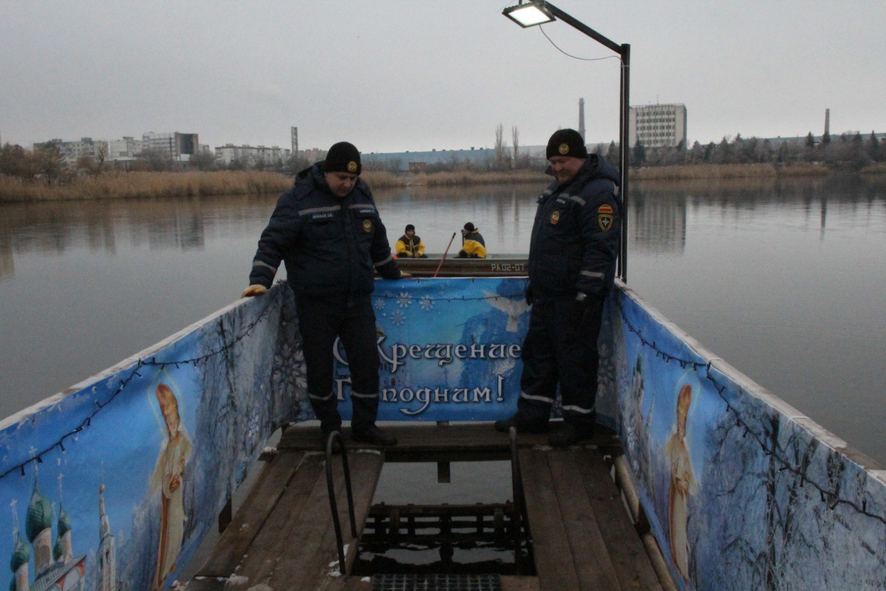 Мсто для обрядовых купаний в Крещенскую ночь