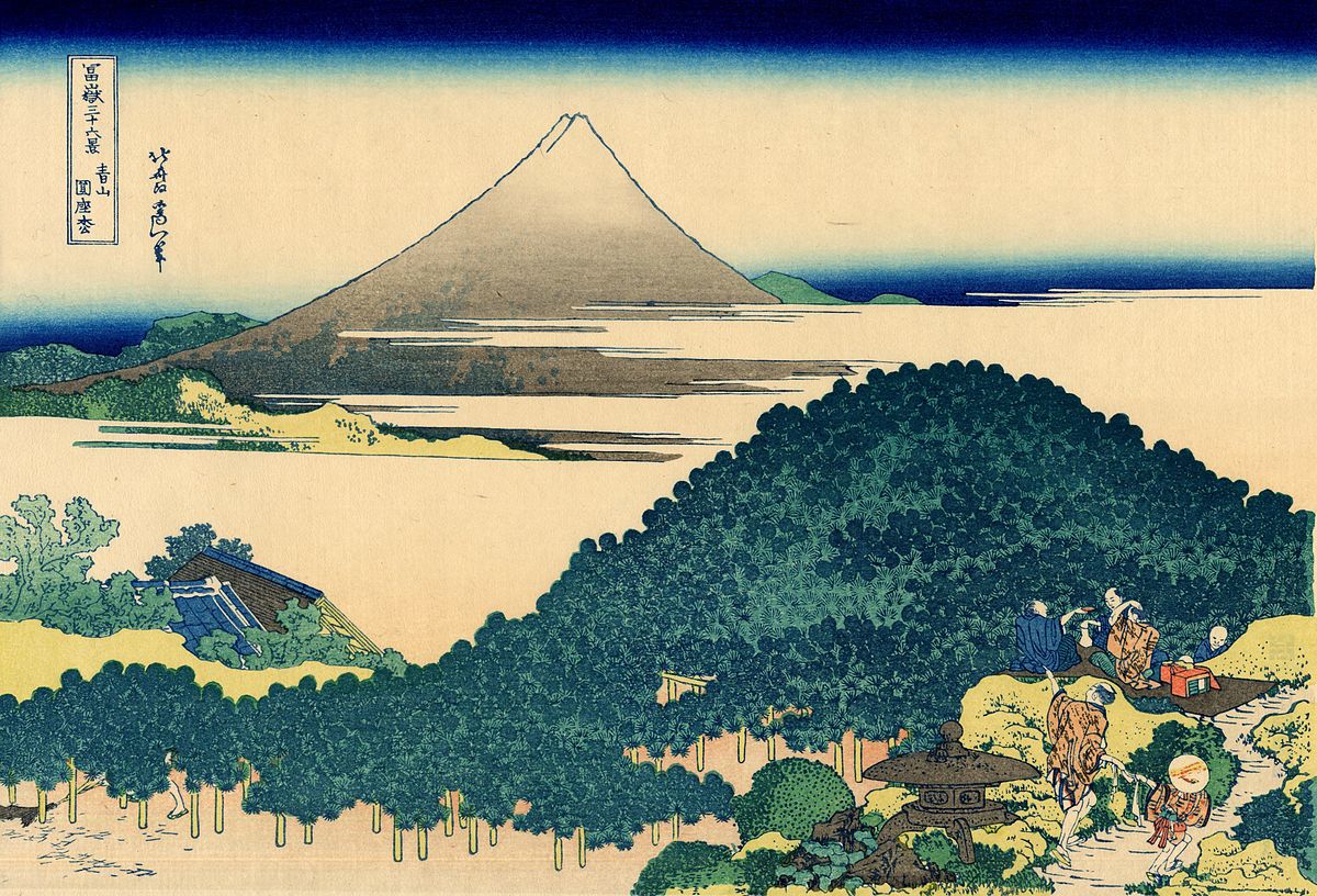 Кацусика Хокусай «Тридцать шесть видов Фудзи» № 08 около 1830 г